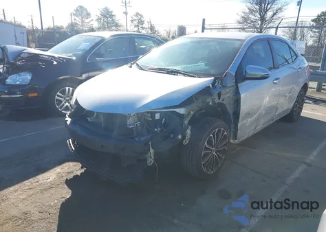 2016 Toyota Corolla S Plus from USA, damaged, VIN 2T1BURHE0GC745848